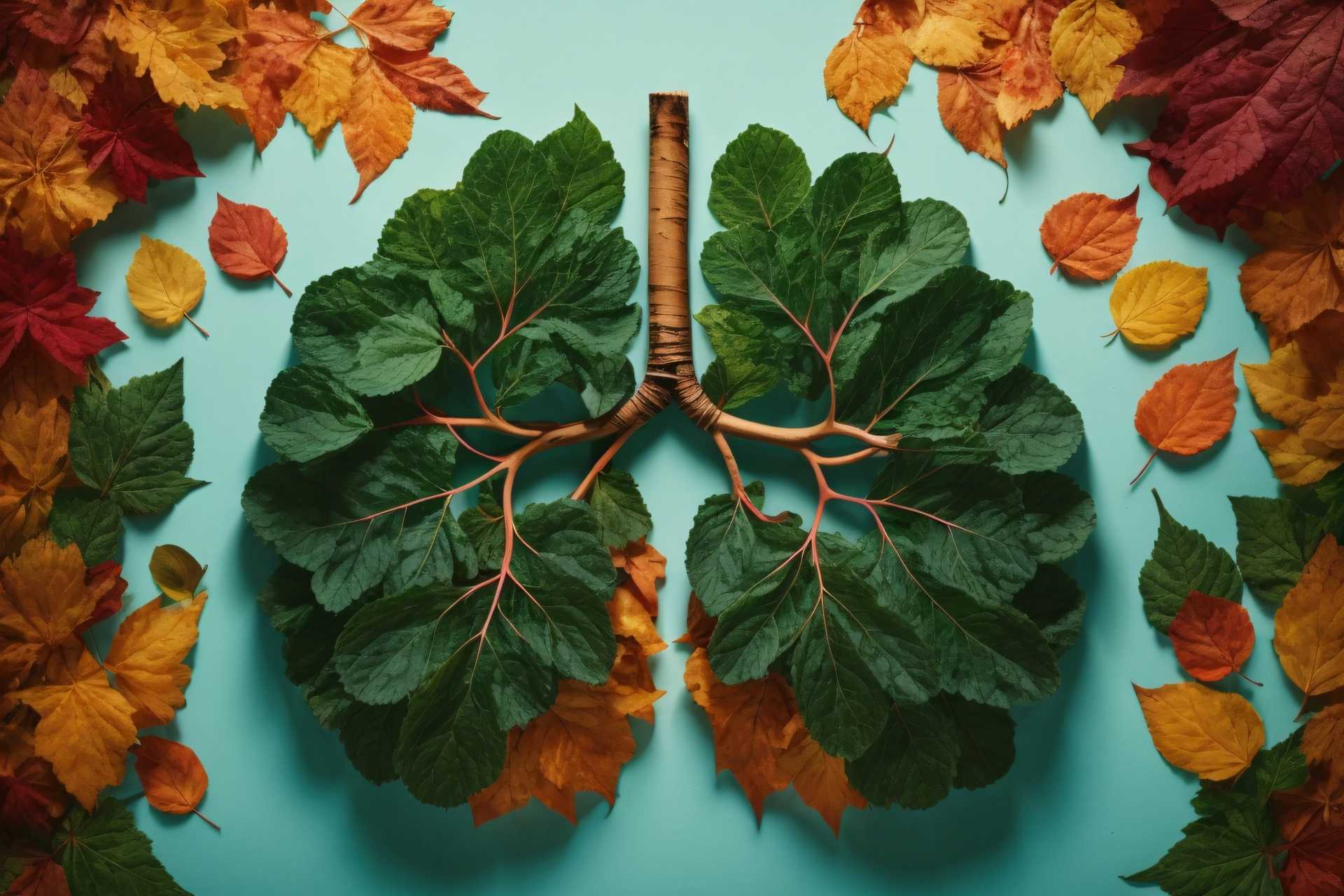 Illustration representing lung health